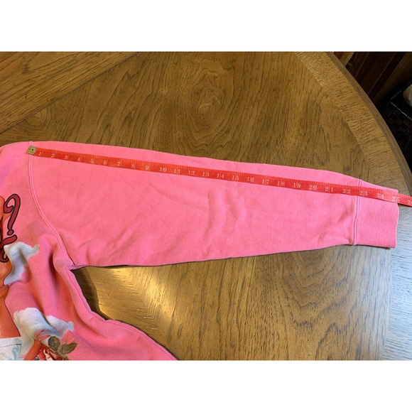 INDEPENDENT Trading Company Pink Fleece Am I Dreaming ? Hooded Hoodie Size M - Picture 11 of 13